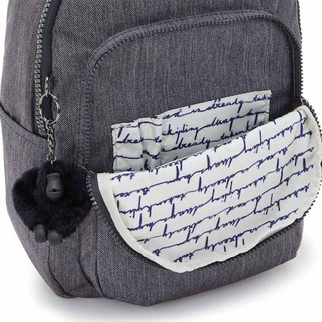 Sac à dos kipling seoul s active denim 35 cm - avec poche protectrice pour tablette Noir / gris 4 - vertbaudet enfant 