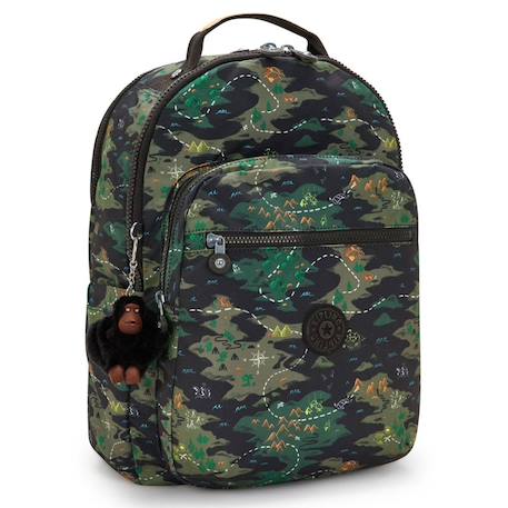 Sac à dos ordinateur kipling seoul lap camo treasure 27l 15 pouces Bleu / gris / anthracite / gris 1 - vertbaudet enfant 
