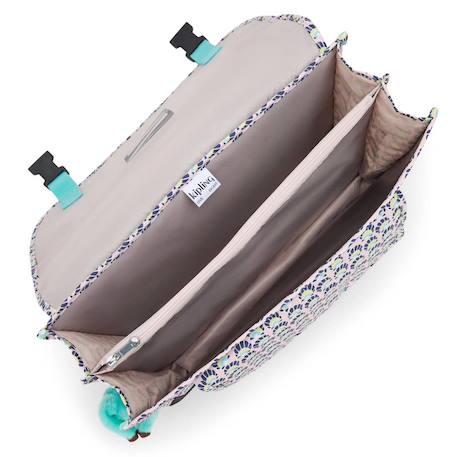 Cartable kipling preppy coquillages 41 cm - 3 compartiments - qualité premium Bleu / rose 3 - vertbaudet enfant 