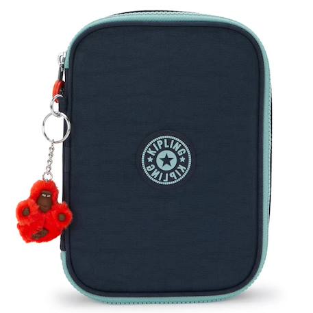 Trousse rectangulaire kipling 100 pens cosmo - grande capacité Bleu foncé 2 - vertbaudet enfant 