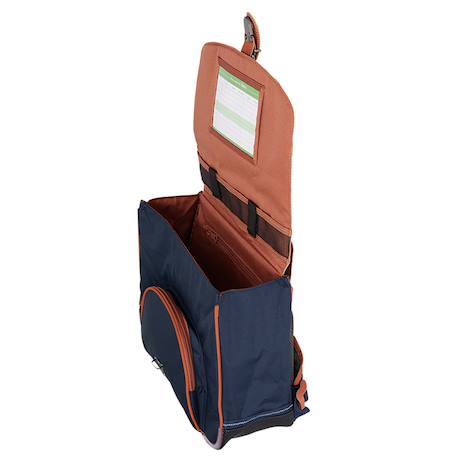 Cartable axel 35 cm – polyester recyclé imperméable – reine des neiges Noir / kaki / gris 2 - vertbaudet enfant 