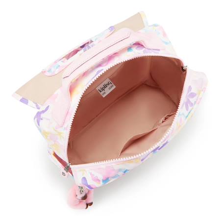 Cartable maternelle fille kipling codie s fleurs deau 30 cm - qualité premium Blanc / vert 3 - vertbaudet enfant 