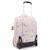 Sac à dos trolley scolaire fille avec compartiment ordinateur kipling 48 cm Blanc / rose / bleu 1 - vertbaudet enfant 