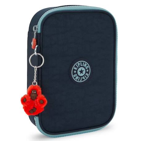Trousse garçon rectangulaire kipling 100 pens cosmo - grande capacité Bleu foncé 1 - vertbaudet enfant 