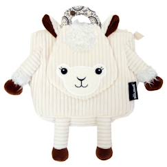 Sac à dos velours maternelle les déglingos 25 cm (lama)  - vertbaudet enfant