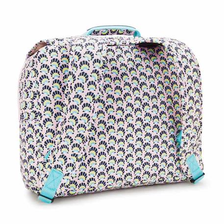 Cartable kipling iniko coquillages 40 cm - qualité premium Bleu / rose 4 - vertbaudet enfant 