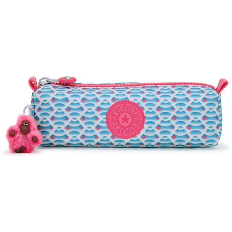 Trousse zippée freedom 22 cm motif dreamy geo Bleu / rose / foncé / noir 2 - vertbaudet enfant 