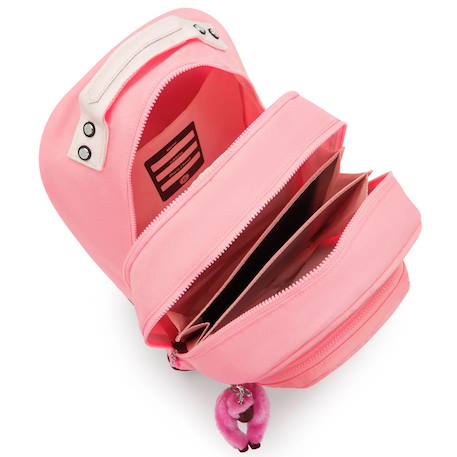 Sac à dos scolaire kipling class room polyester motif Rose 3 - vertbaudet enfant 