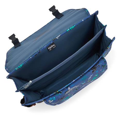 Cartable kipling preppy 41 cm undersea party 15 l avec housse pluie Bleu / multicolore / bleu 3 - vertbaudet enfant 