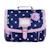 Cartable romy 35 cm en polyester recyclé imperméable Bleu / violet / gris 1 - vertbaudet enfant 