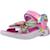 Sandales enfant fille en textile confortable Bleu et violet+Bleu lvmt+Rose pkmt 16 - vertbaudet enfant 
