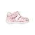Sandales en cuir  à scratch Rose clair   blanc 1 - vertbaudet enfant 