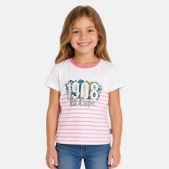 -T-shirt manches courtes fille