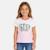 T-shirt manches courtes fille Bleu+Jaune+Rose 11 - vertbaudet enfant 