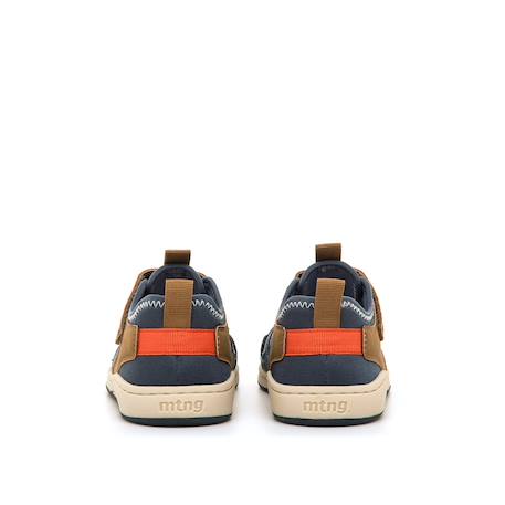Sandales garçon fermeture adhésive barefoot Bleu marine+Kaky 5 - vertbaudet enfant 