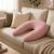Coussin de maternité 3 en 1 : grossesse, allaitement & repos - housse double gaze coton Bleu+Rose fushsia+Rose pâle+Vert 7 - vertbaudet enfant 