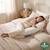 Babysom - coussin de maternité 3 en 1 : grossesse, allaitement et repos bébé - housse motif blanc galet - xxl Blanc 2 - vertbaudet enfant 