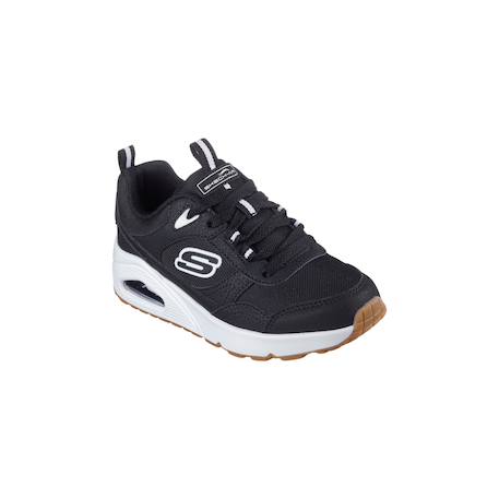 Baskets basses  à lacets Blk noir+Noir blanc 3 - vertbaudet enfant 