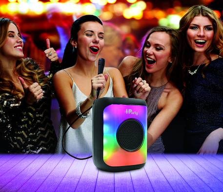 Petite enceinte bluetooth® lumineuse effet flammes multicolores avec micro MULTICOLORE 4 - vertbaudet enfant 