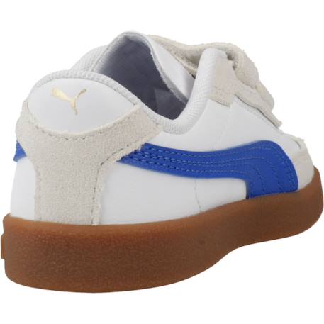 Baskets bébé garçon en cuir Blanc white 3 - vertbaudet enfant 