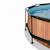 Piscine ronde ø300cm avec pompe filtrante pour jardin Marron+Vert 3 - vertbaudet enfant 