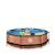 Piscine ronde ø300cm avec pompe filtrante pour jardin Marron+Vert 5 - vertbaudet enfant 