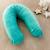 Pack coussin de maternité xxl - idéal grossesse, allaitement et pouf pour enfant Bleu 4 - vertbaudet enfant 