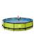 Piscine wood ø360x76cm avec pompe filtrante Gris clair+Vert 10 - vertbaudet enfant 