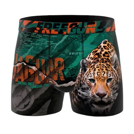 Lot de 4 boxers  wild animals Marron/jaune/noir/vert/noir 5 - vertbaudet enfant 