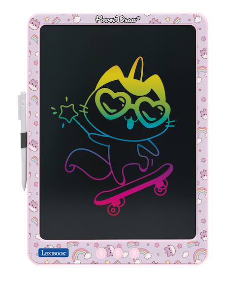 Tablette à dessins e-ink multicolore Rose 1 - vertbaudet enfant 