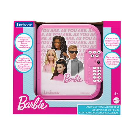 Journal intime électronique avec coffre-fort barbie MULTICOLORE 3 - vertbaudet enfant 