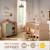 Chambre bébé, lit évolutif et commode à langer avec claustra - tokyo Blanc/marron+Rouge/marron+Vert/marron 13 - vertbaudet enfant 