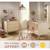 Chambre bébé, lit évolutif et commode à langer 3 tiroirs - melinee Beige 1 - vertbaudet enfant 