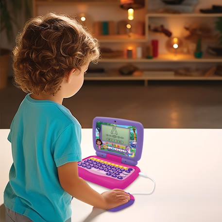 Mon premier ordinateur éducatif dora (en/fr) MULTICOLORE 5 - vertbaudet enfant 