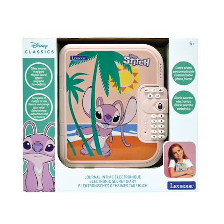 Journal intime électronique avec coffre-fort Angel - carnet inclus, interactif, effets sonores MULTICOLORE 3 - vertbaudet enfant 