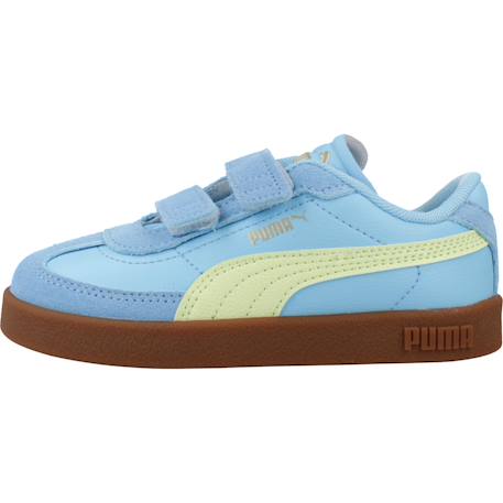 Baskets bébé garçon en cuir Bleu blue 2 - vertbaudet enfant 