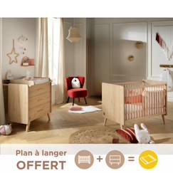 Chambre et rangement-Chambre-Chambre bébé complète-Chambre bébé complète, lit bébé et commode à langer - arty