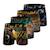 Lot de 4 boxers  wild animals Marron/jaune/noir/vert/noir 1 - vertbaudet enfant 