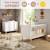 Chambre bébé, lit évolutif et commode à langer 3 tiroirs et 1 porte - paloma Blanc 1 - vertbaudet enfant 