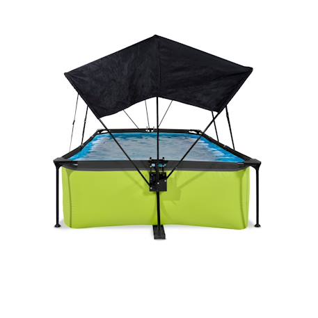 Piscine 300x200x65cm avec voile d'ombrage et pompe filtrante Vert 3 - vertbaudet enfant 