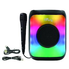 Jouet-Petite enceinte bluetooth® lumineuse effet flammes multicolores avec micro
