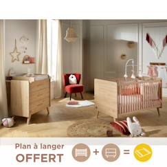 Chambre et rangement-Chambre-Chambre bébé complète-Chambre bébé, lit bébé évolutif et commode à langer - arty