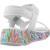 Sandales enfant fille Blanc wmn+Rose hpmt 3 - vertbaudet enfant 