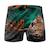 Lot de 4 boxers  wild animals Marron/jaune/noir/vert/noir 6 - vertbaudet enfant 