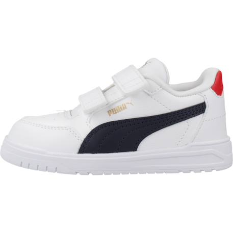 Basket garçon modèle shuffle downtown lo v inf Blanc+Blanc white 8 - vertbaudet enfant 