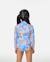 Maillot une pièce manches longues surf magic fille Sky blue 2 - vertbaudet enfant 