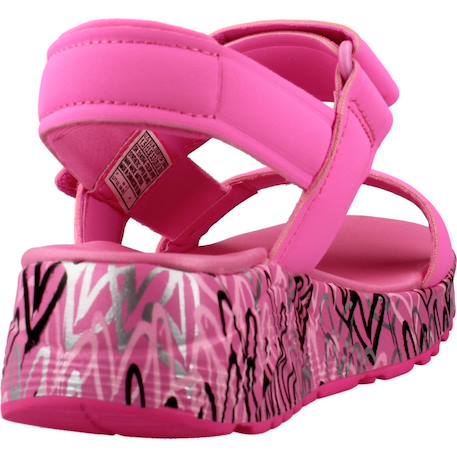 Sandales enfant fille Blanc wmn+Rose hpmt 9 - vertbaudet enfant 