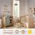 Chambre bébé complète, lit bébé et commode à langer avec claustra - tokyo Blanc/marron+Rouge/marron+Vert/marron 13 - vertbaudet enfant 