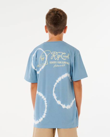 T-shirt à manches courtes pacific rinse fin enfant Faded denim 3 - vertbaudet enfant 