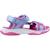 Sandales enfant fille en textile Bleu blpk+Violet lvpk 7 - vertbaudet enfant 